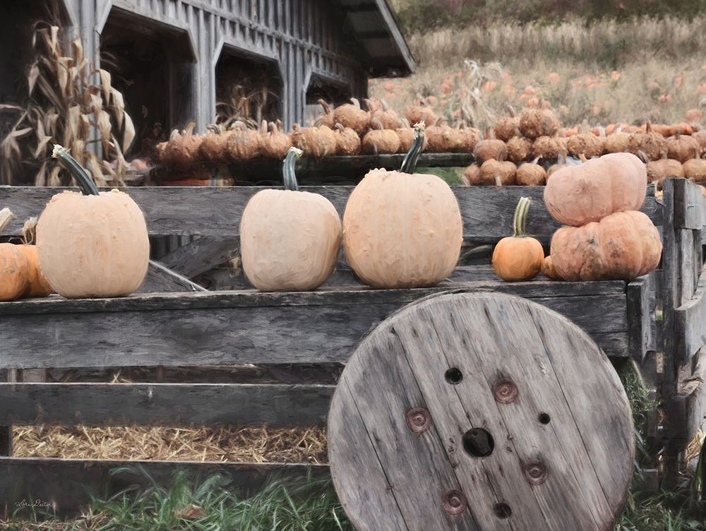 Pumpkin Market art print by Lori Deiter for $57.95 CAD