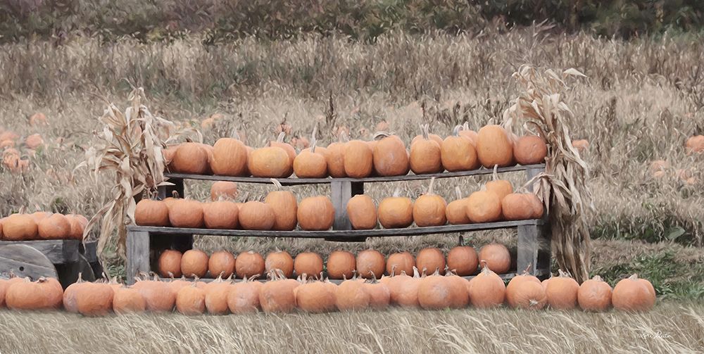 Pumpkin Picking art print by Lori Deiter for $57.95 CAD