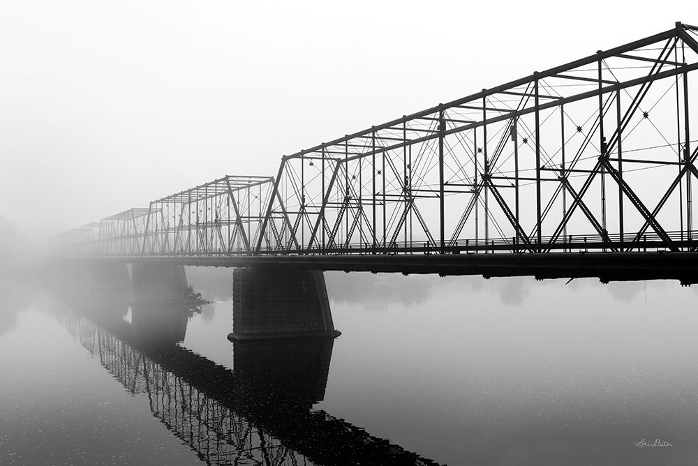 Foggy Morning Bridge art print by Lori Deiter for $57.95 CAD