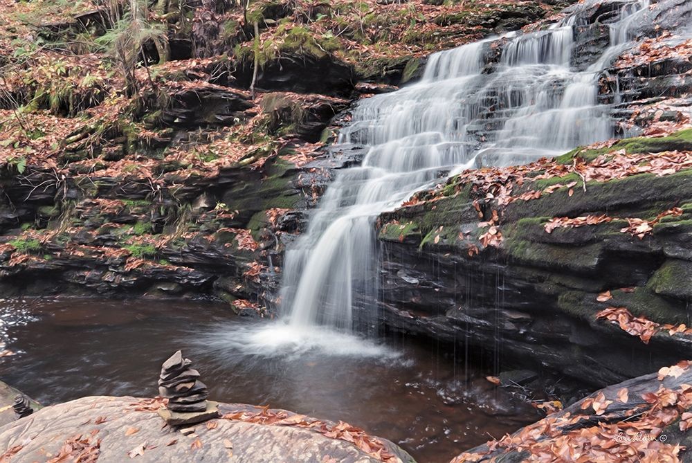 Peaceful Day at Mohican Falls art print by Lori Deiter for $57.95 CAD