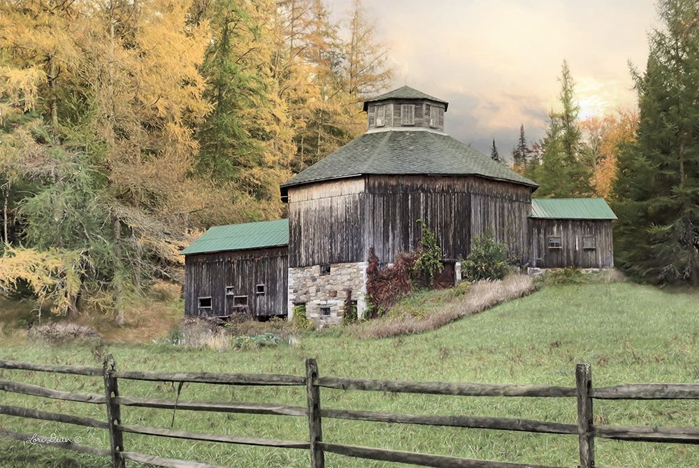 Octagon Barn art print by Lori Deiter for $57.95 CAD