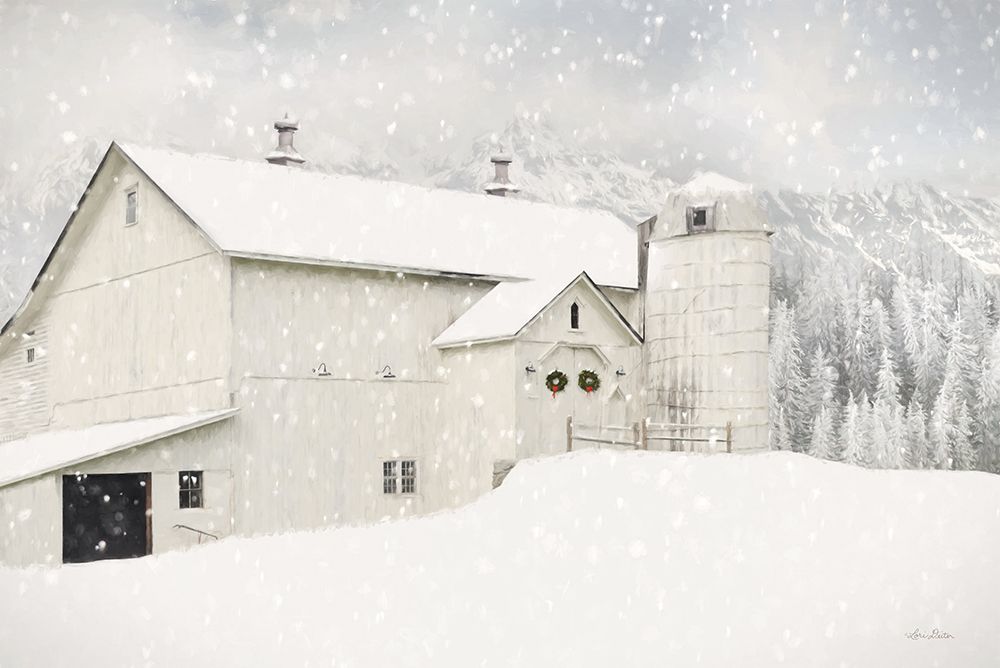 Snowy Mountain Farm art print by Lori Deiter for $57.95 CAD