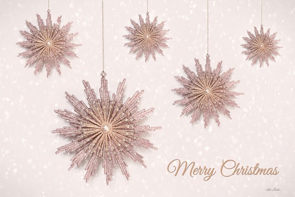 Pink Ornament Christmas art print by Lori Deiter for $57.95 CAD