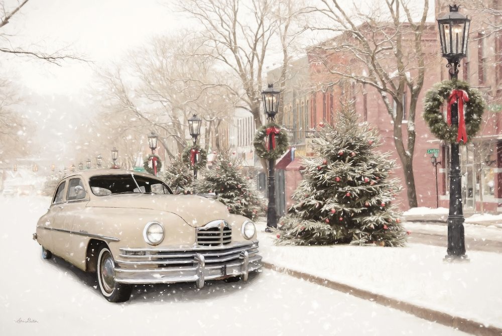 Retro Packard in Wellsboro art print by Lori Deiter for $57.95 CAD