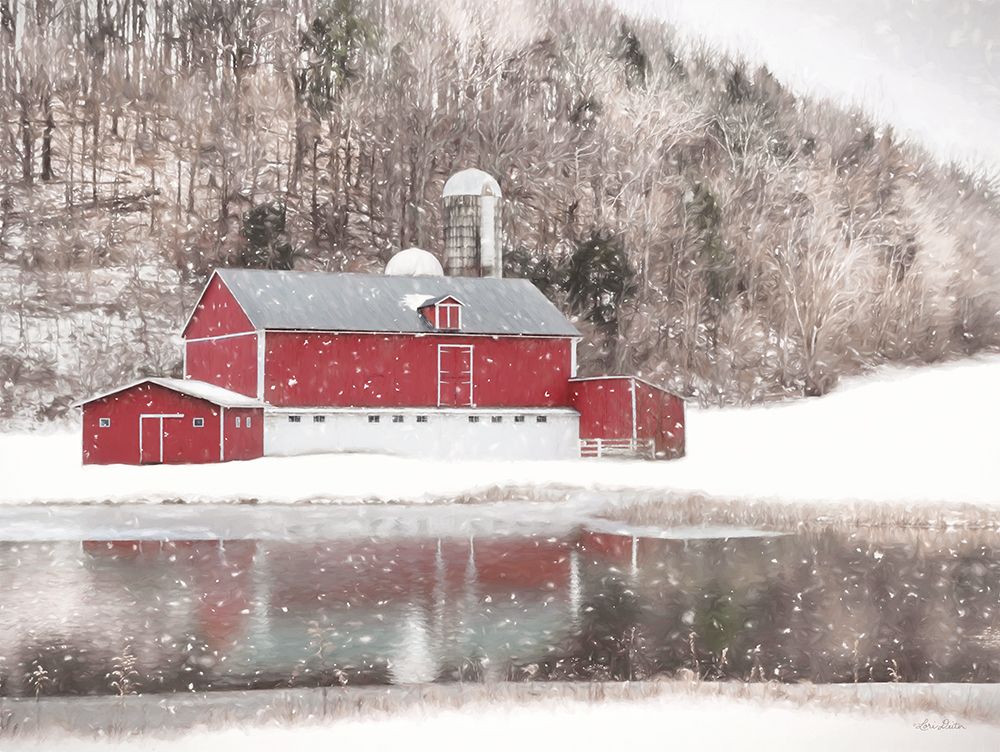 Belleville Snowy Barn art print by Lori Deiter for $57.95 CAD