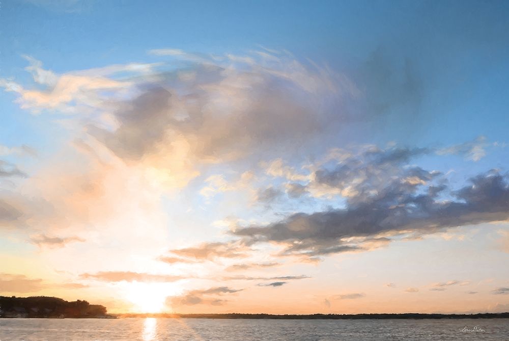 Bayside Sunset I art print by Lori Deiter for $57.95 CAD