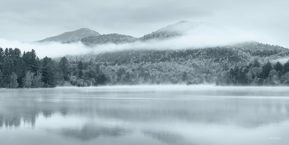 Foggy Mirror Lake art print by Lori Deiter for $57.95 CAD