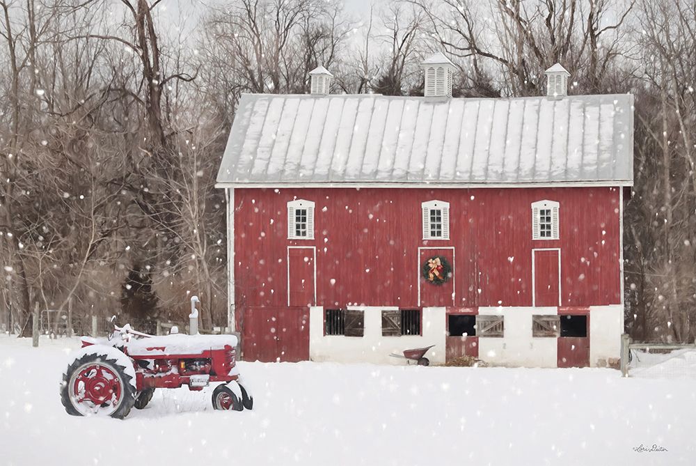 Lickdale Farm in Winter art print by Lori Deiter for $57.95 CAD