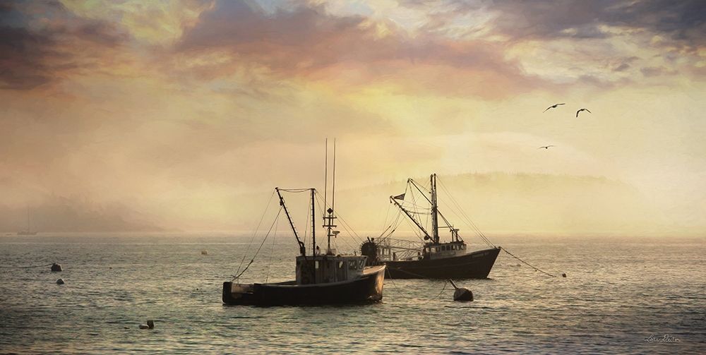 Bar Harbor Lobster Boats art print by Lori Deiter for $57.95 CAD