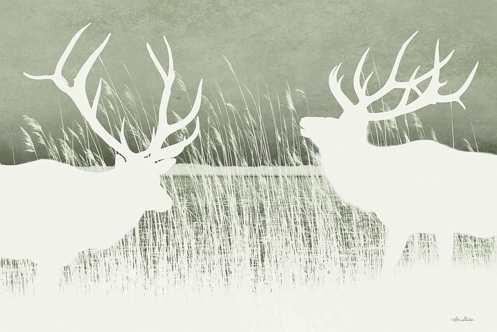 Elk Silhouettes art print by Lori Deiter for $57.95 CAD