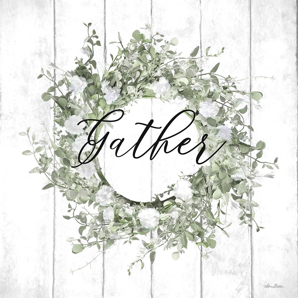 Gather Wreath art print by Lori Deiter for $57.95 CAD