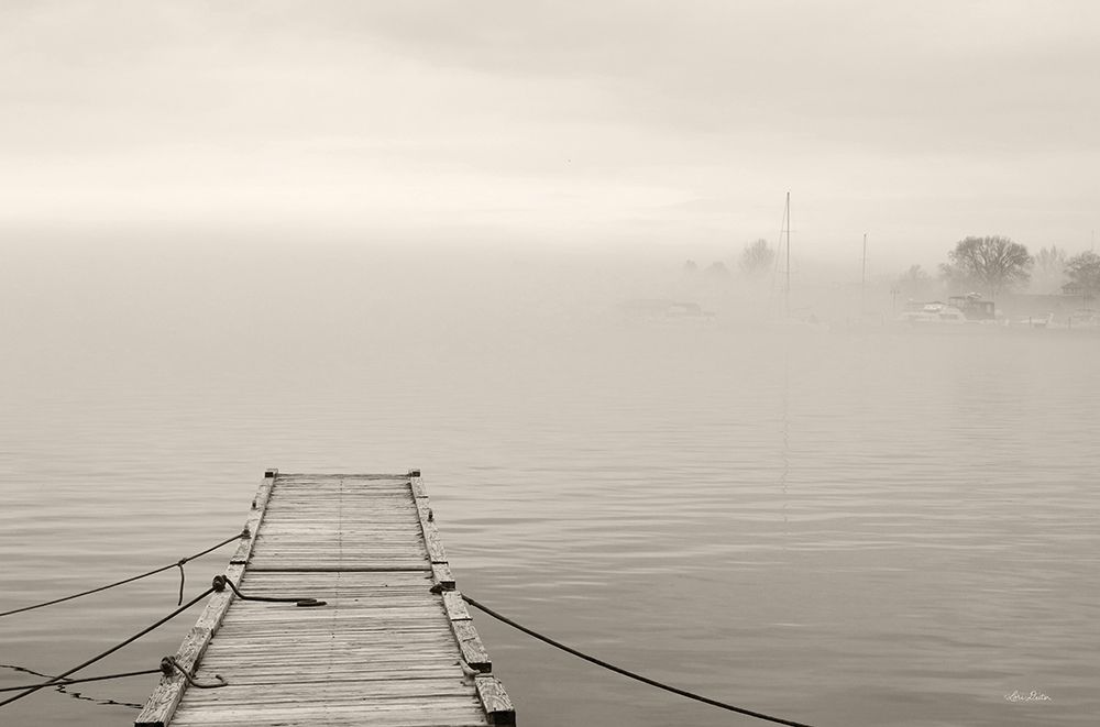 Foggy Dock art print by Lori Deiter for $57.95 CAD