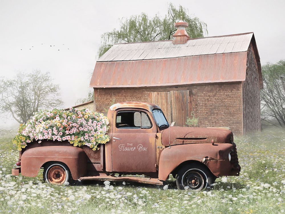 The Rusty Flower Box art print by Lori Deiter for $57.95 CAD