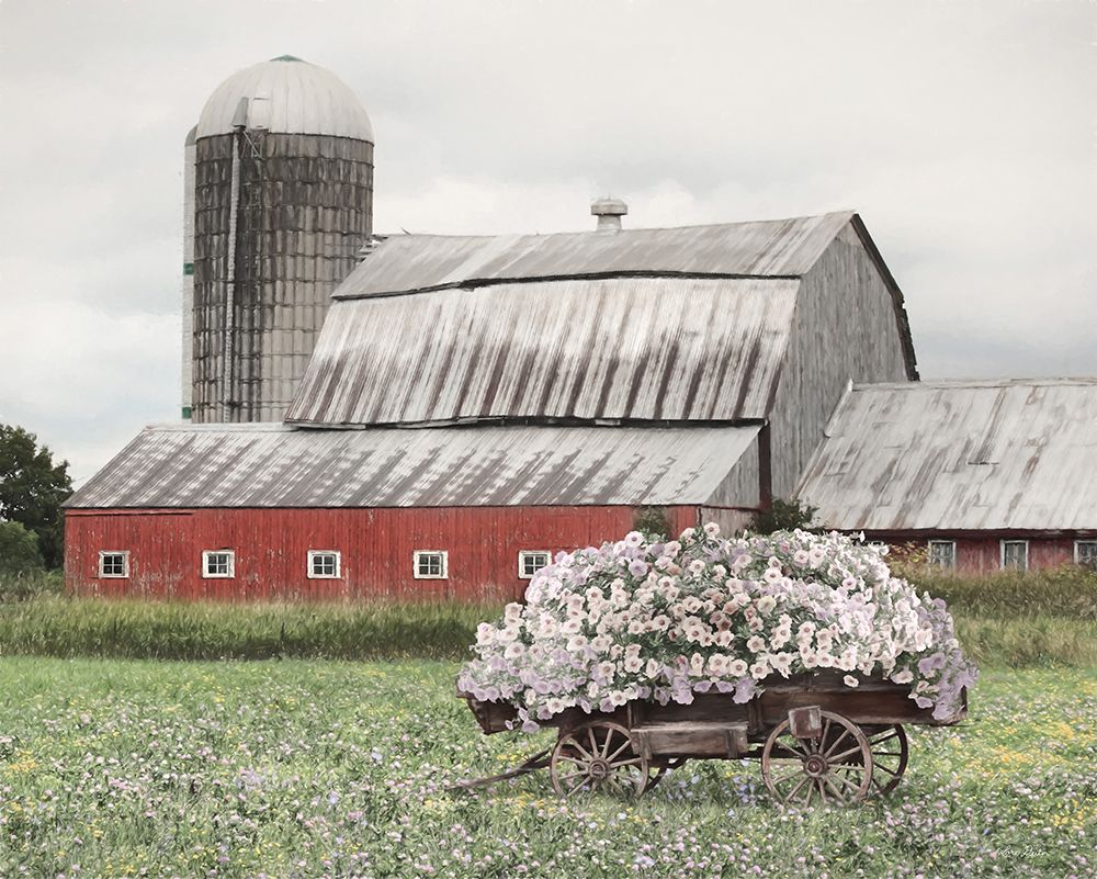 Dexter Flower Wagon art print by Lori Deiter for $57.95 CAD