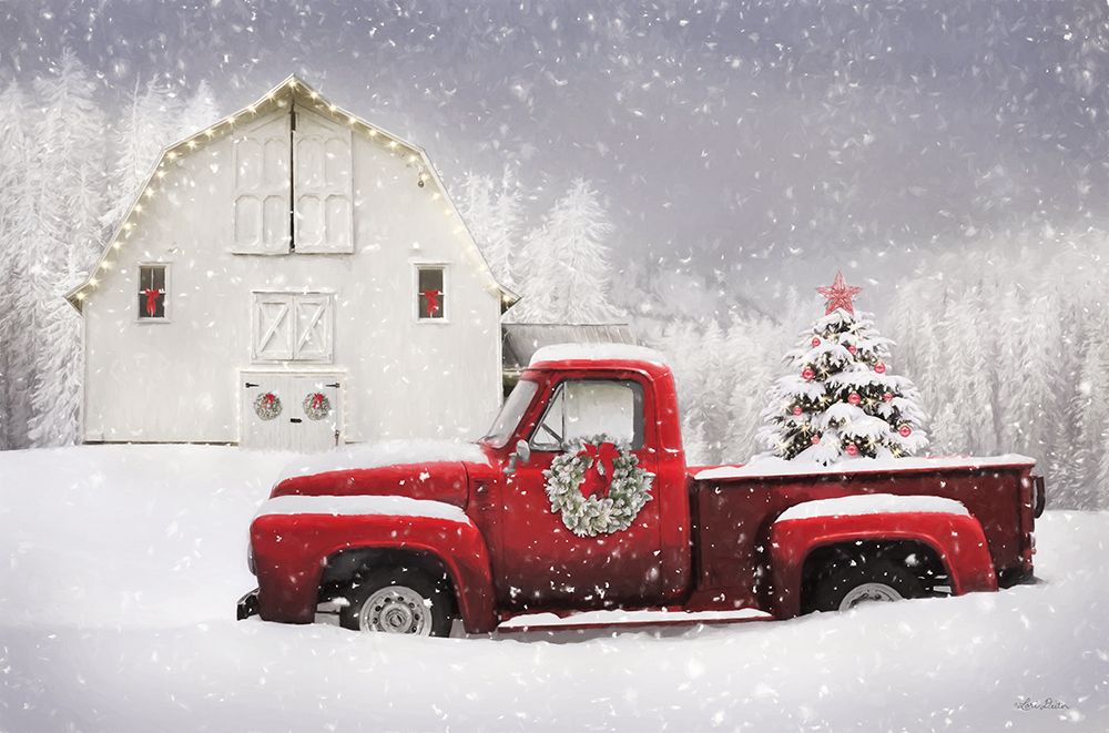 Candy Red Christmas art print by Lori Deiter for $57.95 CAD