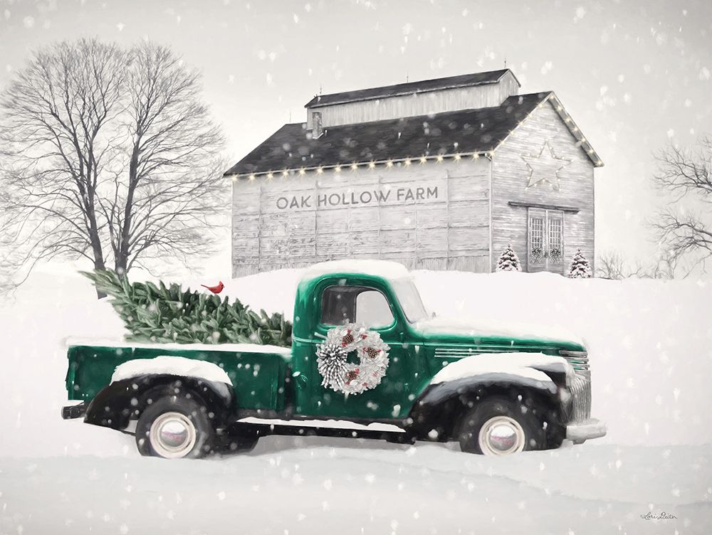 Christmas at Oak Hollow Farm art print by Lori Deiter for $57.95 CAD
