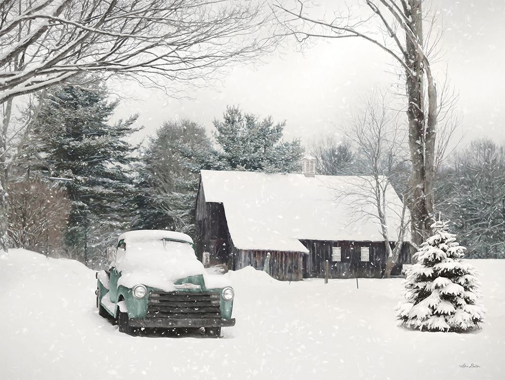 Winter on the Old Farm art print by Lori Deiter for $57.95 CAD