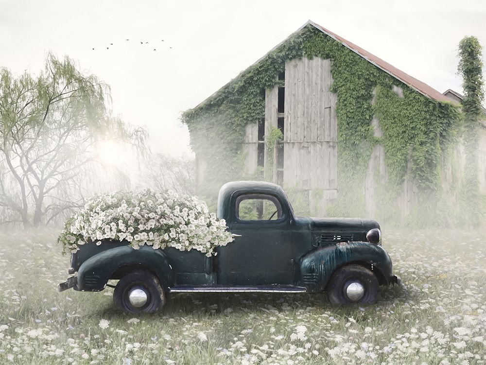 Dodge Full of Flowers art print by Lori Deiter for $57.95 CAD