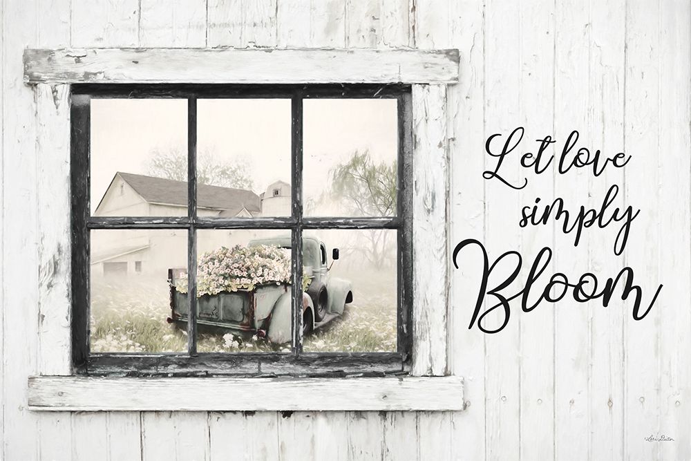 Let Love Simply Bloom art print by Lori Deiter for $57.95 CAD