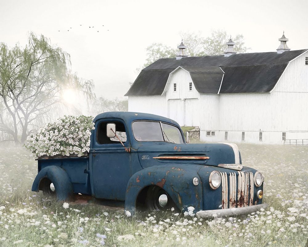 Beautiful Morning on the Farm II art print by Lori Deiter for $57.95 CAD