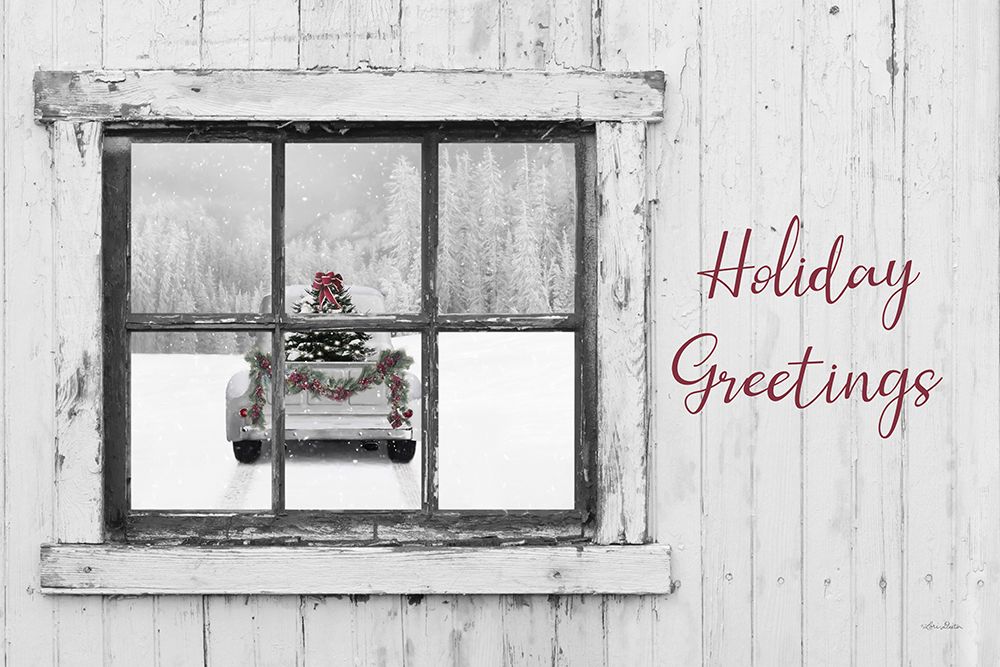 Holiday Greetings Window art print by Lori Deiter for $57.95 CAD