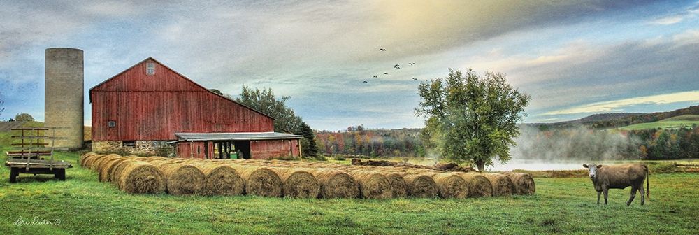 Hay Harvest art print by Lori Deiter for $57.95 CAD
