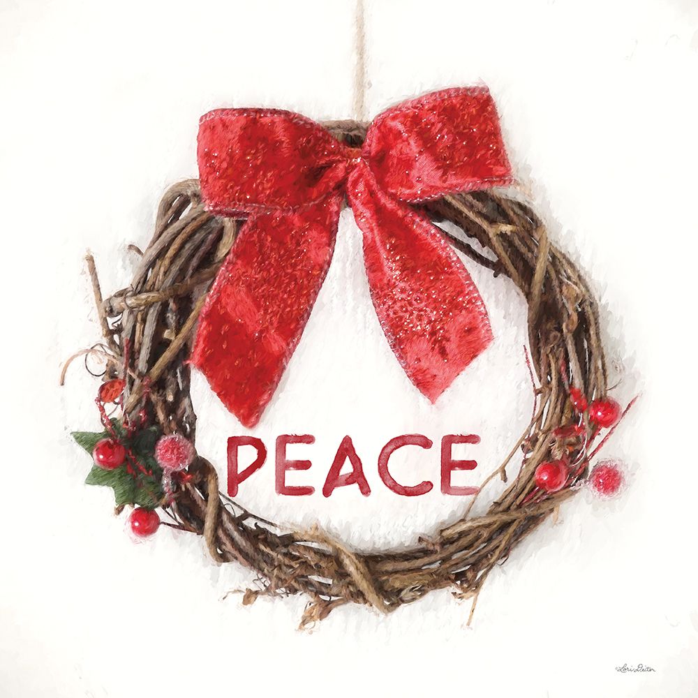 Peace Vine Wreath art print by Lori Deiter for $57.95 CAD