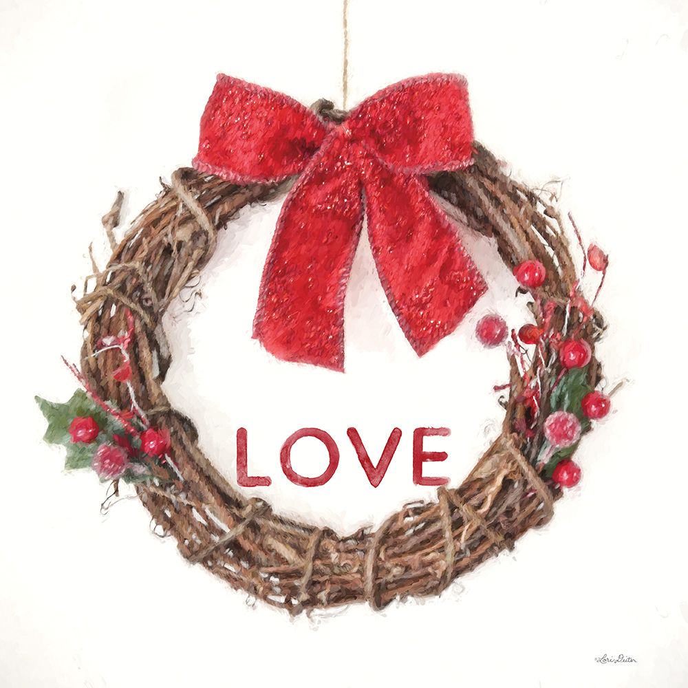 Love Vine Wreath art print by Lori Deiter for $57.95 CAD