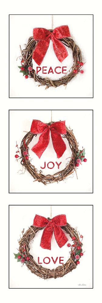 Holiday Wreath Trio art print by Lori Deiter for $57.95 CAD