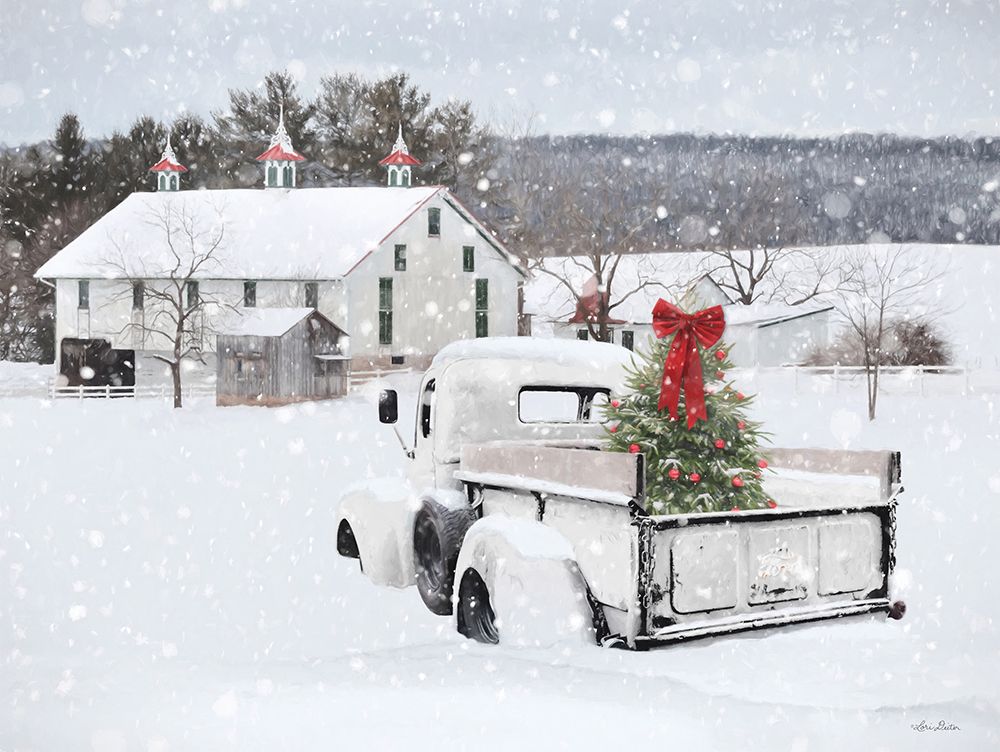 Snowed in at Christmas art print by Lori Deiter for $57.95 CAD