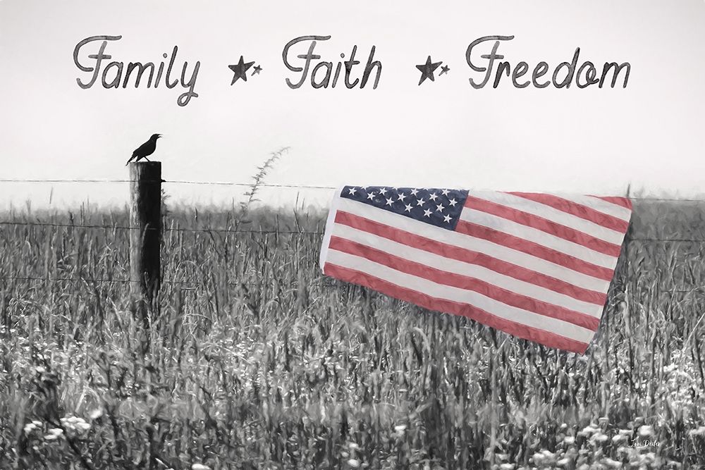 Family, Faith, Freedom art print by Lori Deiter for $57.95 CAD