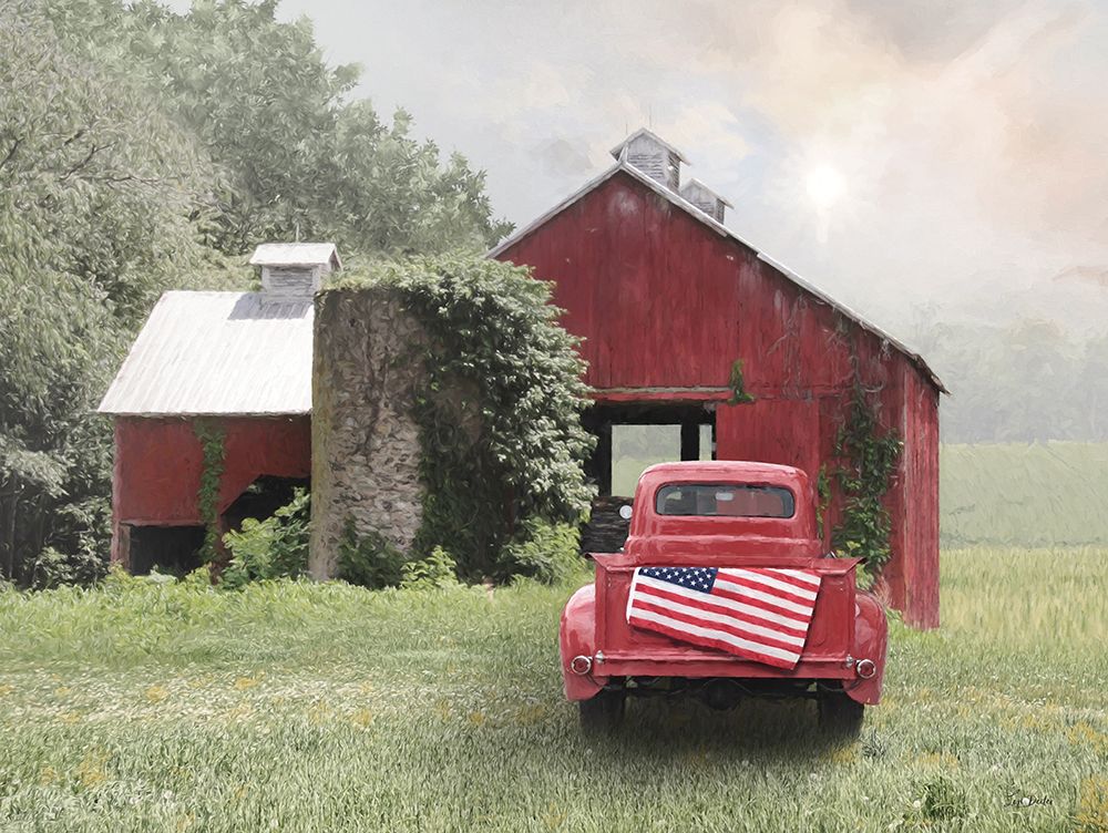 Summer Day in the USA art print by Lori Deiter for $57.95 CAD