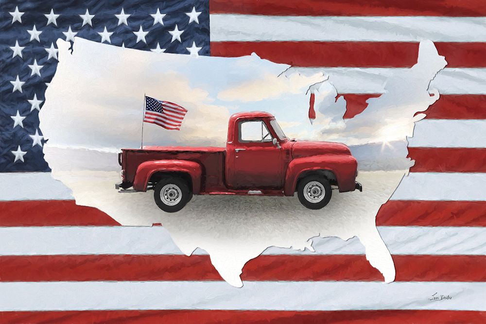 American Pride I art print by Lori Deiter for $57.95 CAD