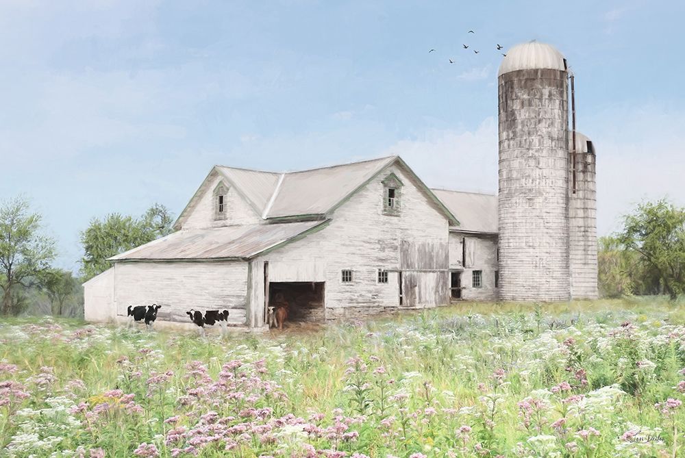 Summer at the Dairy Farm art print by Lori Deiter for $57.95 CAD