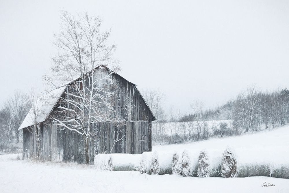 Snow Day in the Country art print by Lori Deiter for $57.95 CAD