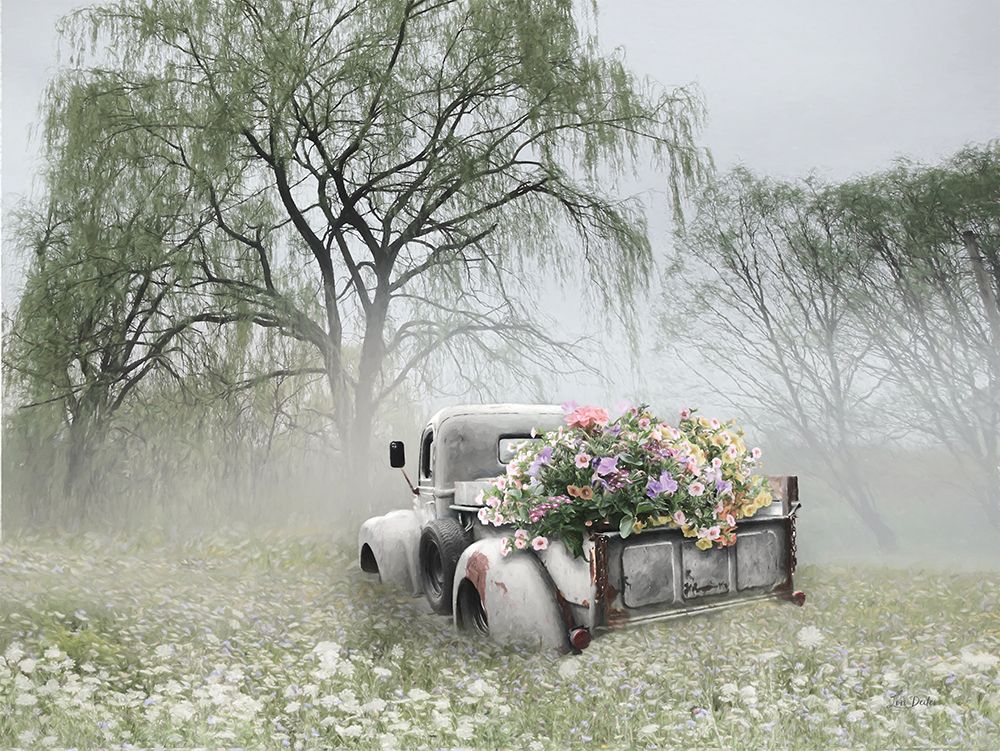 Vintage Flower Truck art print by Lori Deiter for $57.95 CAD