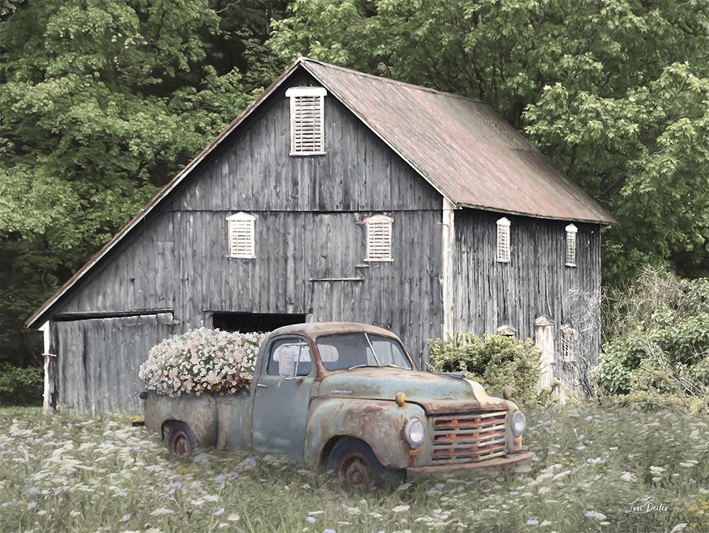 Vintage Blooms art print by Lori Deiter for $57.95 CAD