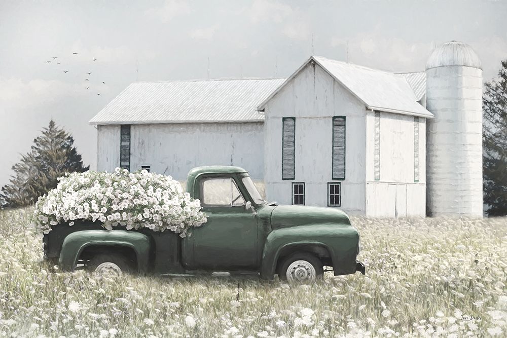 Flowers on the Farm art print by Lori Deiter for $57.95 CAD