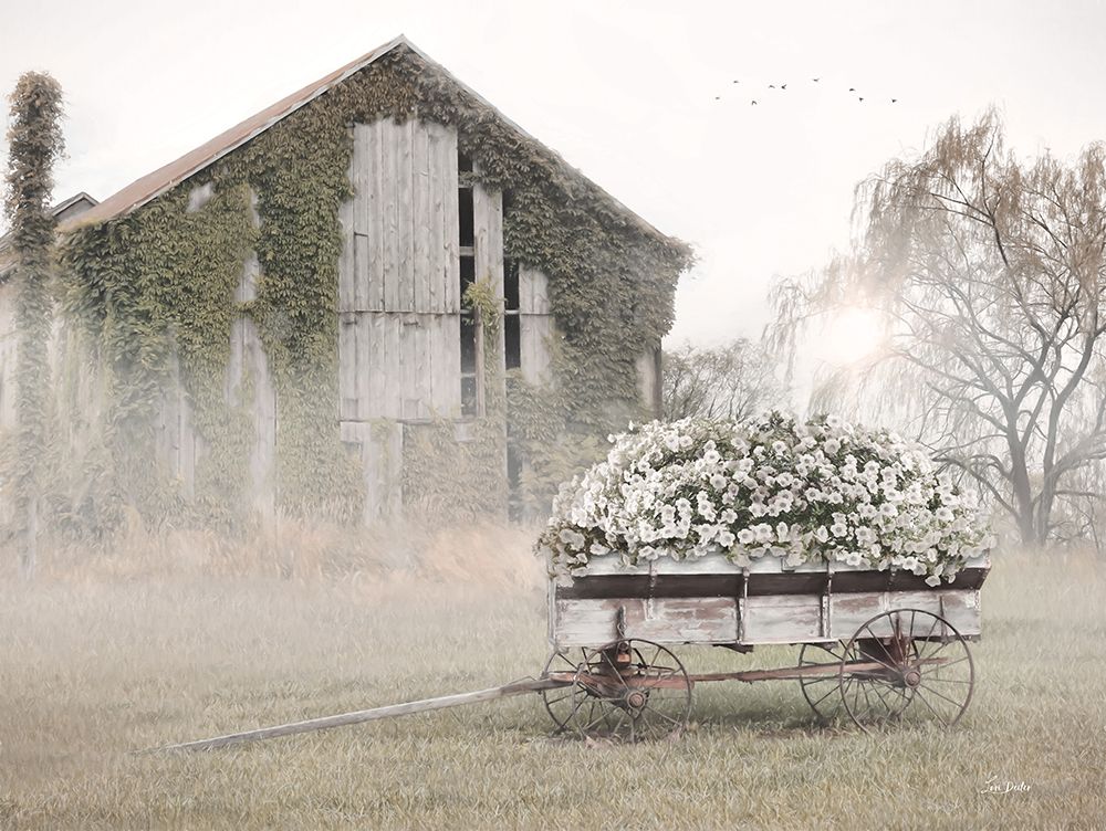 Country Flower Wagon art print by Lori Deiter for $57.95 CAD