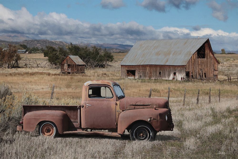 Old Western Farm art print by Lori Deiter for $57.95 CAD