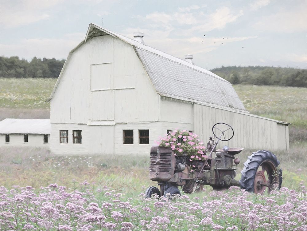 Flower Field Farm art print by Lori Deiter for $57.95 CAD