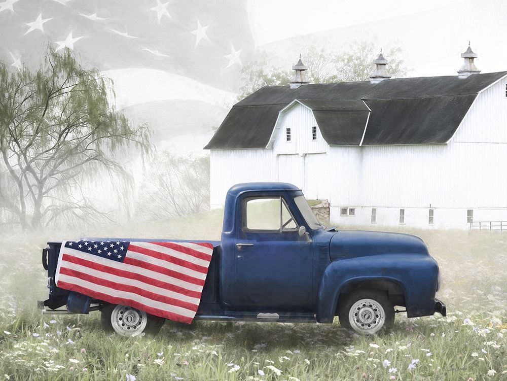Country Patriotic Pride art print by Lori Deiter for $57.95 CAD