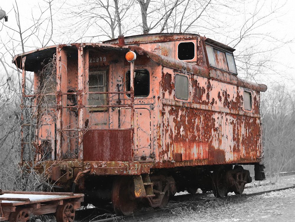 Rustic Train Car art print by Lori Deiter for $57.95 CAD