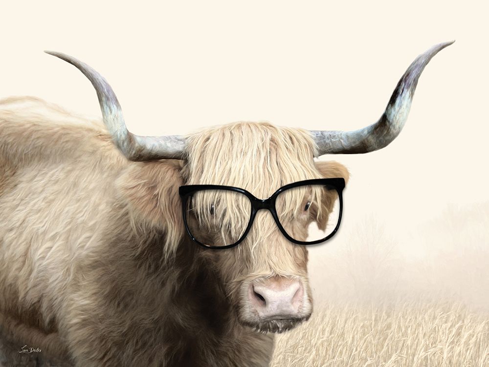 Smart Looking Highland art print by Lori Deiter for $57.95 CAD