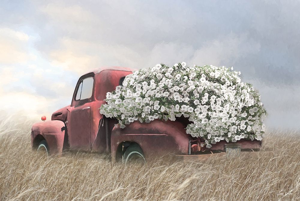 Old Red Full of Flowers art print by Lori Deiter for $57.95 CAD