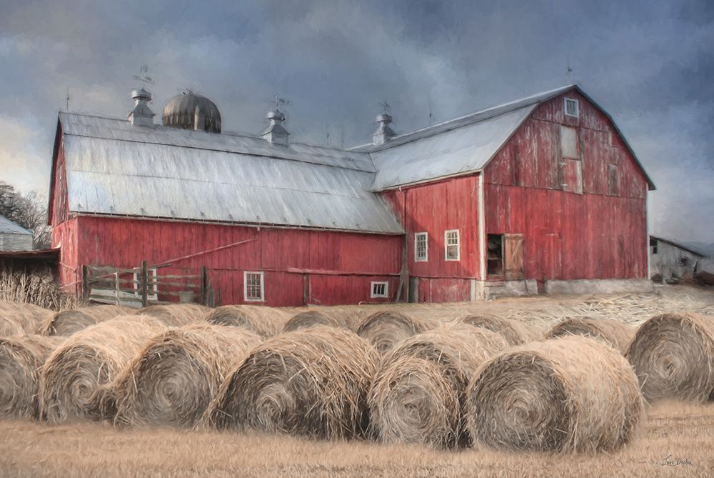 The Hay Harvest art print by Lori Deiter for $57.95 CAD
