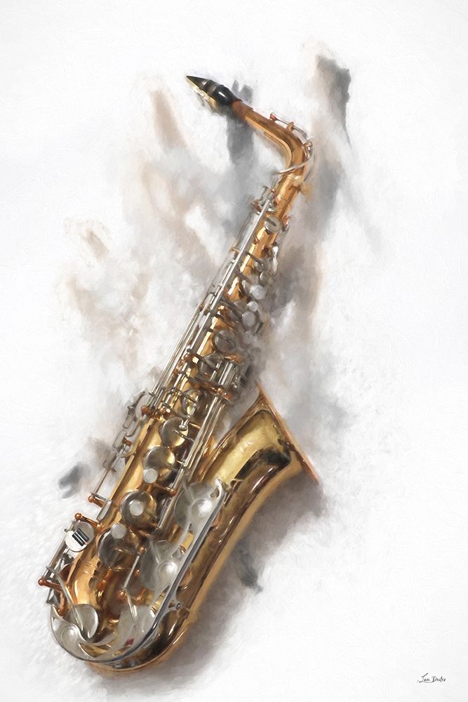 Saxy Horn I art print by Lori Deiter for $57.95 CAD