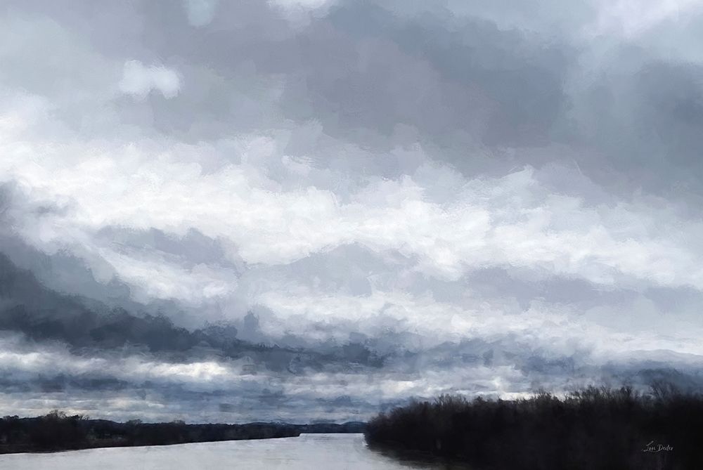Clouds on the River art print by Lori Deiter for $57.95 CAD
