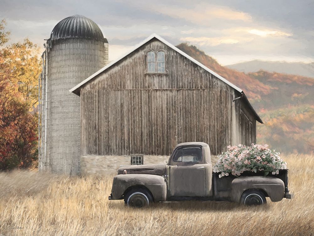 Rustic Fall Barn art print by Lori Deiter for $57.95 CAD