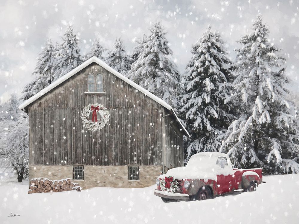 Christmas in the Pines art print by Lori Deiter for $57.95 CAD